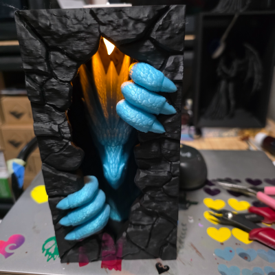 Dragon Portal Book Nook 2 Colours