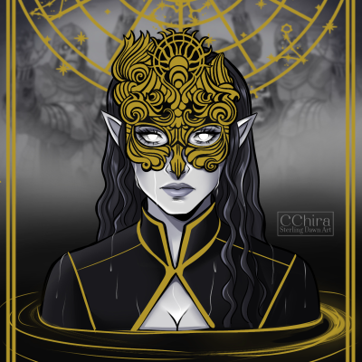 Lady Death Nesta 5x7" Foil Art Print