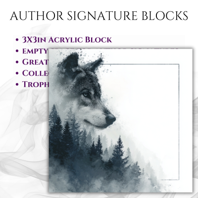 3"x3" Author Signature Block (#28 Wolf)