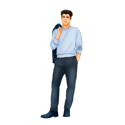 Full Character Sticker - Kai