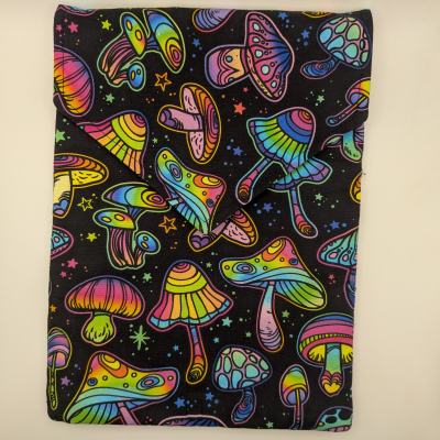 Colourful Mushroom Book Sleeve