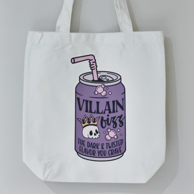 Villain Fizzy Drink Library Tote Bag