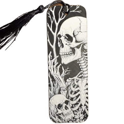 Two Skulls - 3D Printed Bookmark