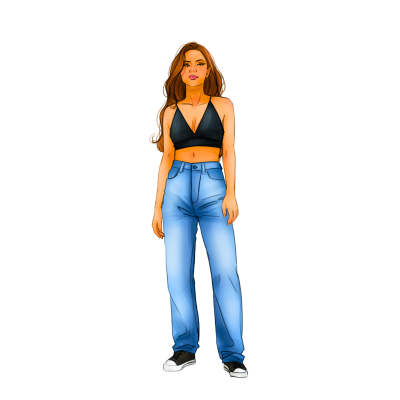Full Character Sticker - Lena