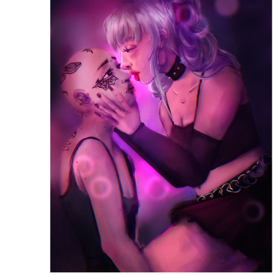 My White Rabbit - Glowrot Art Print