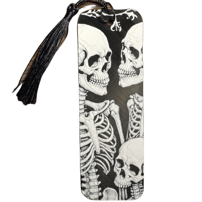 Three Skulls - 3D Printed Bookmark