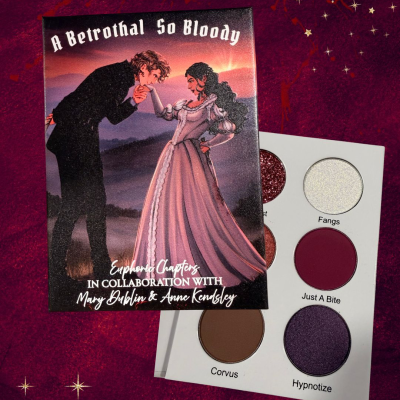 Vampire Eyeshadow Palette - A Betrothal So Bloody - Six Custom Bookish Shimmering Eyeshadow Colors