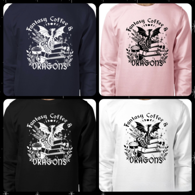 Sweatshirt - Fantasy, Coffee & Dragons