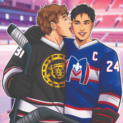 Heated Rivalry Foil Art Print