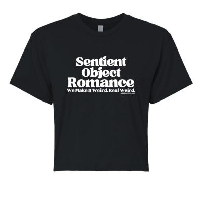 Sentient Object Romance Makes It Weird Crop Top