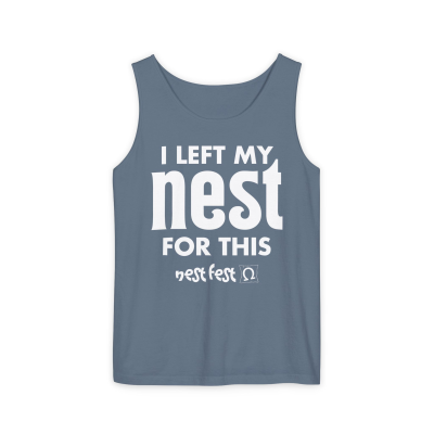 I Left my Nest for this Tank BLUE JEAN