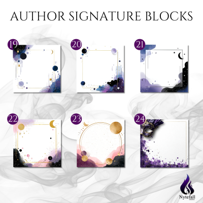 3"x3" Author Signature Block (#24 Mask)