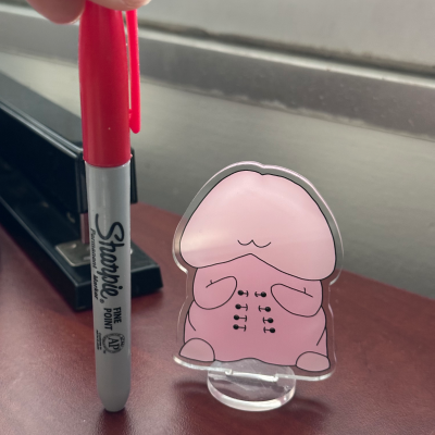 Mr. Ribbed Peen Standee