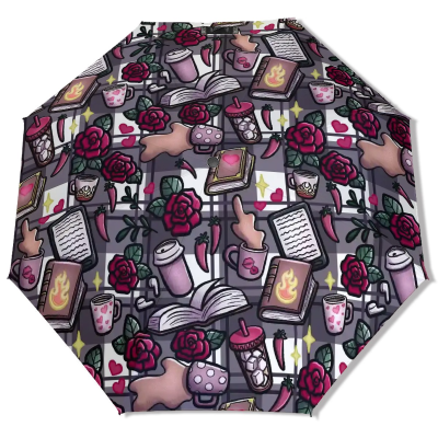 Coffee and smut bookish umbrella