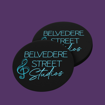 Belvedere Studios Car Coasters (2 per pack)