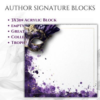 3"x3" Author Signature Block (#24 Mask)