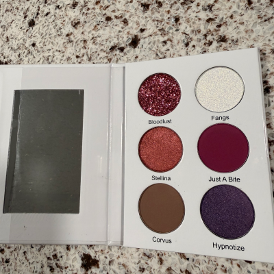 Vampire Eyeshadow Palette - A Betrothal So Bloody - Six Custom Bookish Shimmering Eyeshadow Colors