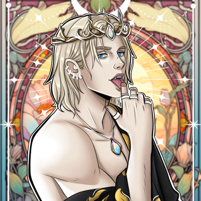 Lucien Brightbane Foil Art Print