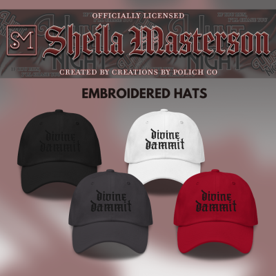 Mountain Haven & Divine Dammit Embroidered Hats - The Poison Daughter