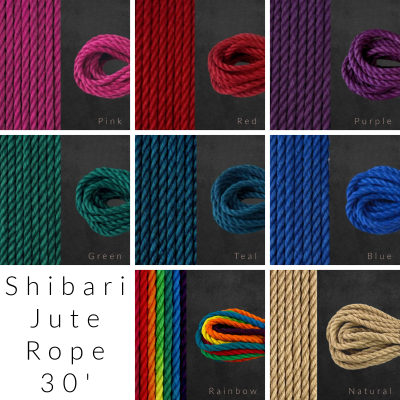 Jute Shibari Rope 30'