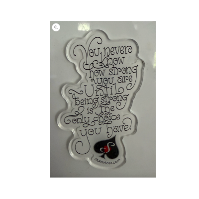 "Strong" Acrylic magnet