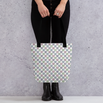 Omegaverse Conversation Hearts Tote
