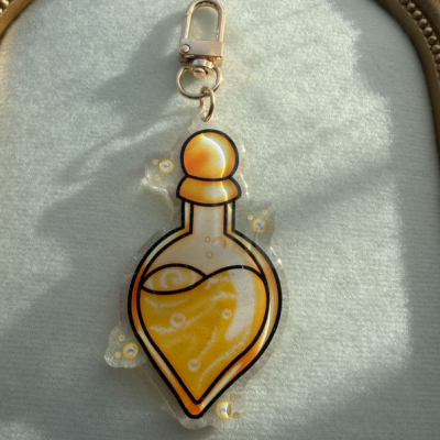 Luck potion Glitter Keyring