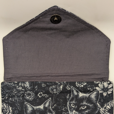 Black Cat & Flower Booksleeve