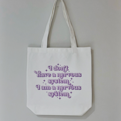 I'm A Nervous System Library Tote Bag