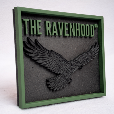 Officially Licensed The Ravenhood Bookshelf Signs