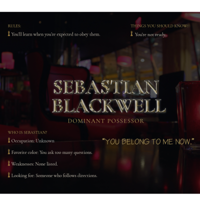 Sebastian Blackwell | The Dominant Possessor