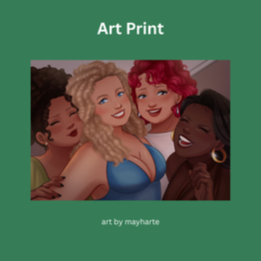 Babes of Cypress Lake Art Print