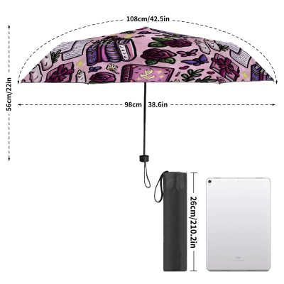 Slow burn bookish umbrella