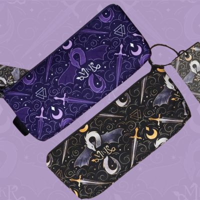 MKR Zipper Pouch / Pencil Case (Charlie and Fox) 2 Color Options