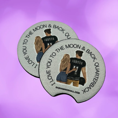 Bryant & Zhanna Car coasters