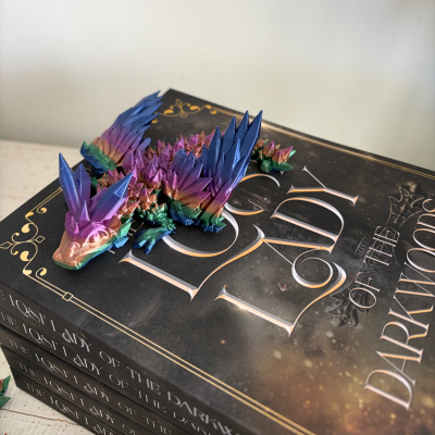 Mini Bookshelf Dragon