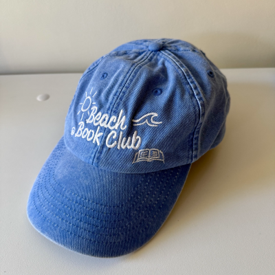 Beach Book Club Hat by Cosy Cottage Romance