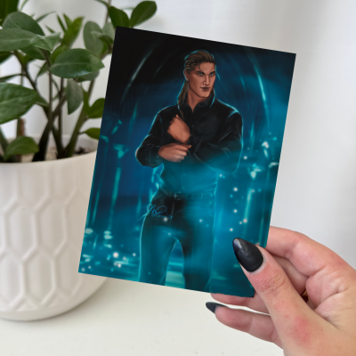 Art Print - Cyan Character Art