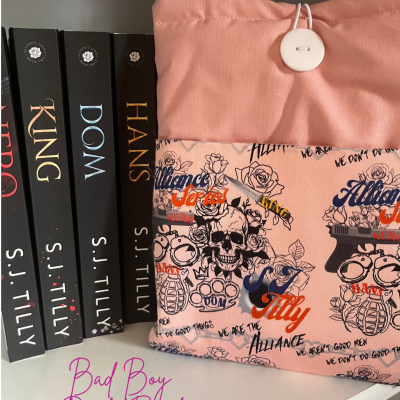 2 IN 1 BAD BOY Book Pouch - Pink