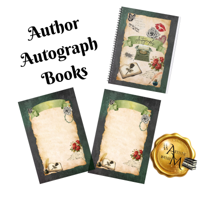 Author Autograph Book – 6x9 70 pages