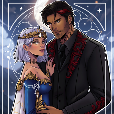 Meryn and Stark Foil Art Print