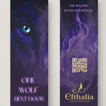 One Wolf Next Door - Sparkle Bookmark