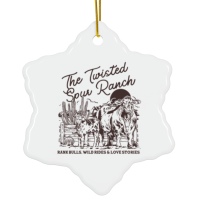 The Twisted Spur Ranch Snowflake Ornament