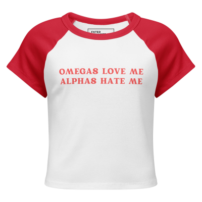 Omegas Love Me Alphas Hate Me Baby Tee