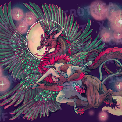 LIMITED RUN/LAST CHANCE: NSFW Eros x Muna Risograph Print