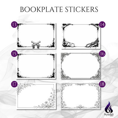 Bookplate Sticker 2"x3"  (#13 Guns)
