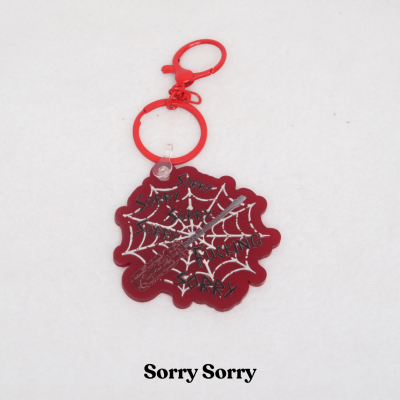 Officially Licensed Web of Silence Acrylic Keychains