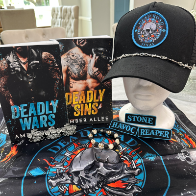 Complete 3 Book MC Series + Custom Hat + Chain + Custom Bracelet + Bandana + 3 Custom Pins + 3 Custom Patches