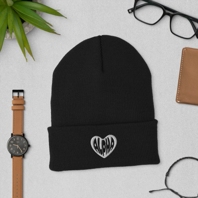 Embroidered Cuffed Beanie