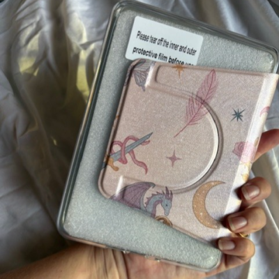 Kindle case with magnetic cover and stand